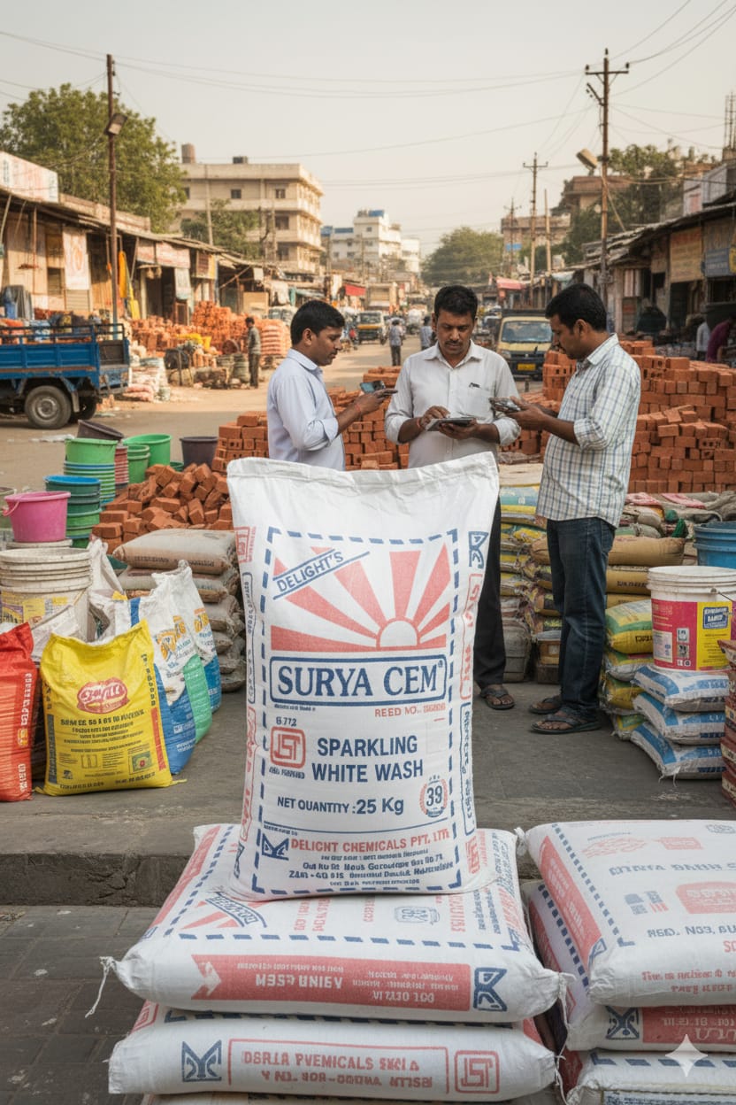 Surya Cem Lime – India’s Only ISI-Certified White Lime Wash