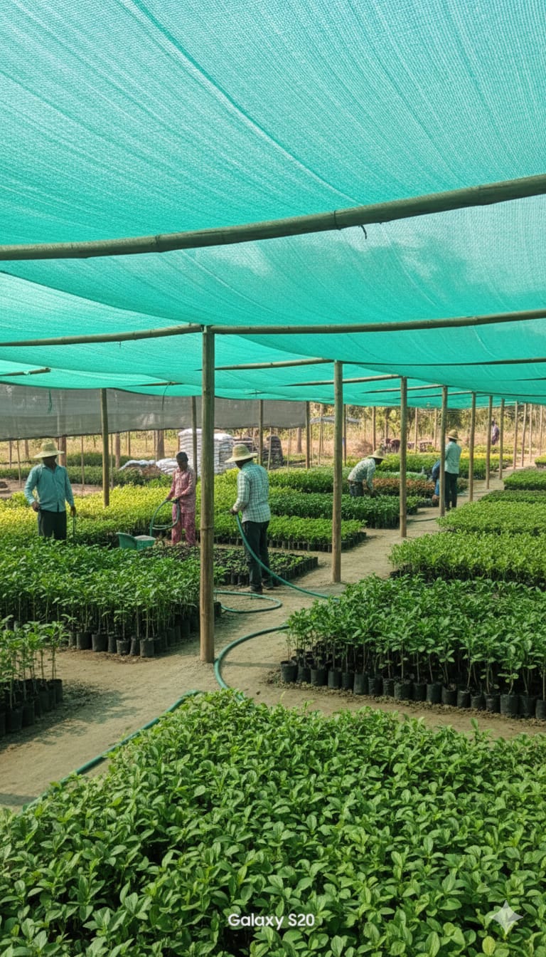 TANDHAN Agro Shade Net – 3m x 50m, 75 GSM